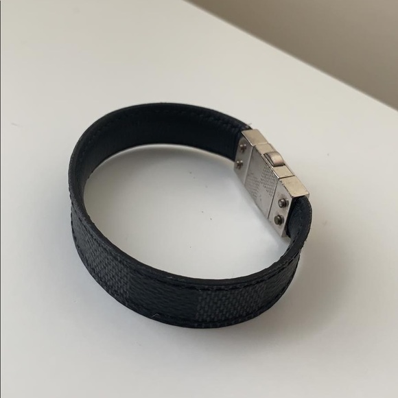 louis vuitton damier graphite bracelet- MEN’S - Picture 5 of 5
